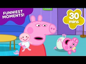 Peppa's FUNNIEST Moments 🐷 Try NOT to Laugh 😆 Peppa Pig Official Full Episodes | 2 Hours