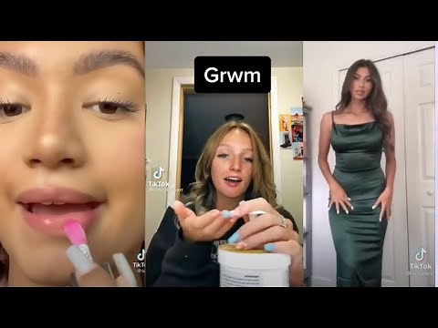 GRWM for school, work, date, prom, graduation tiktoks | tiktok compilation 2021