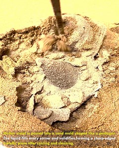 126K views · 64 reactions | Amazing Sand Mold Metal Formation Process #MetalCasting #SandMolding #MoltenMetal #IndustrialProcess #MetalArt | lamaestramiel | Facebook