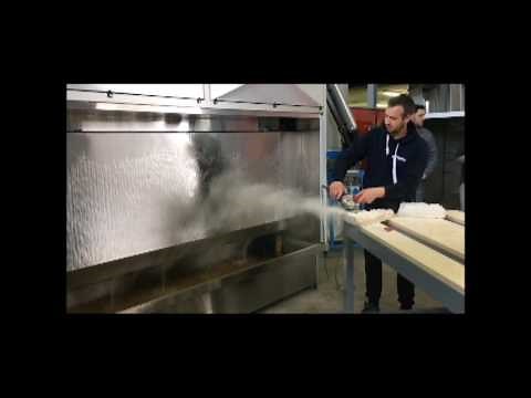 Water Fall Water Wall Granite Stone Dust Collection System