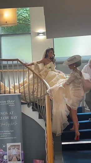 96K views · 259 reactions | A big dress for a lovely bride. A wedding that we covered earlier this year | Irish Diamond Limousines | Facebook