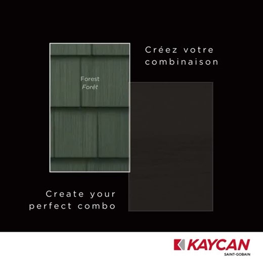 Kaycan on Instagram: "Durability meets design with Cedar Impressions siding, backed by a lifetime limited warranty for long-lasting performance. Pair it with a complementary KaycanSG profile to create a cohesive look that elevates your home’s curb appeal. With a versatile palette of colours, Cedar Impressions opens the door to endless mix-and-match possibilities alongside KaycanSG siding—giving you the freedom to craft a style that’s uniquely yours. Learn more: Link in Bio #VinylSiding #CedarImp