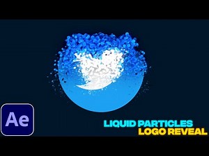Liquid Particles Logo Reveal Tutorial in After Effects | Trapcode Particular 18