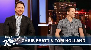 14M views · 261K reactions | Tom Holland surprises Chris Pratt! | Jimmy Kimmel Live | Facebook