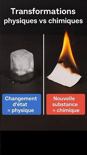 Transformations physiques vs chimiques | SVT primaire #NORONE