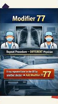 CPT Modifier 76 and 77 Explained in less than 2 minutes!