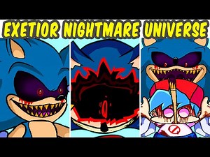 FNF VS Sonic.exe Nightmare Universe FULL WEEK (FNF MOD) (FNF X SONIC.EXE) | Friday Night Funkin