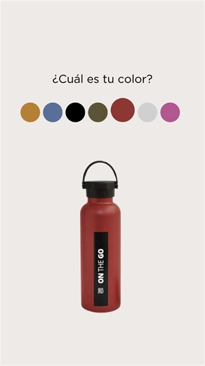 Botellas de todos los colores para acompañarte en todo tipo de planes. Elige tu favorita y llévala siempre contigo. ¿Team color pastel o team color clásico? #botella #colores #waterbottle #termica #irisbarcelona