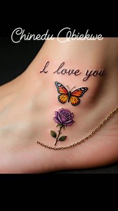 Ankle tattoo design ideas #goviralreels #tattooideas #trend | Chinedu Obiekwe
