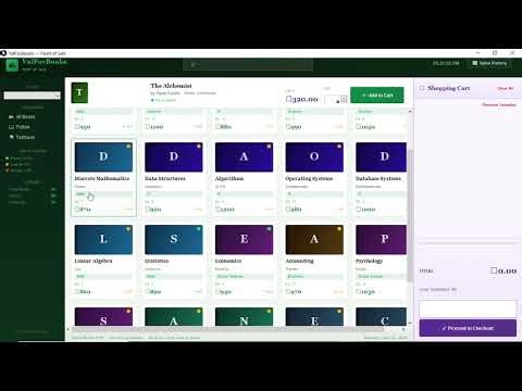 ValFavBooks POS System | OOP Midterm Project Demo | Java