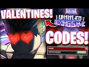 💌*VALENTINES* LATEST VALENTINES UPDATE CODES FOR UBG! ROBLOX UNTITLED BOXING GAME CODES