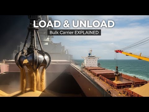 Forget Cranes! The SECRET Method Bulk Carriers Use to Load & Discharge Cargo