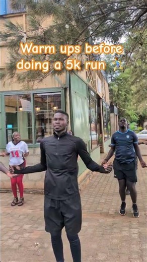 Warm up for 5k run 🏃‍♀️ 💪 #community #jinja #werunjinja #Running #myrun