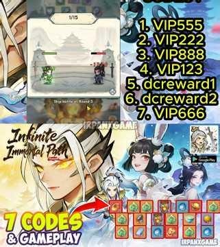Infinite Immortal Path - Gameplay & 7 Gift Codes