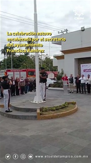 🇲🇽 109 años de la Constitución Mexicana📜✍️ En #Altamira se conmemora esta fecha histórica 🏛️