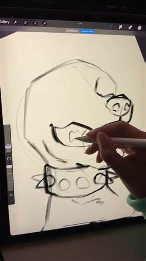 Monty on Instagram: "Teeth sketching time 🦷 #video #furry #drawing #art #furryart #oc #fursona #character #digitalart"