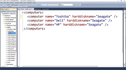 6 - Create An Xml Powered Asp.Net Page - Create A Table Suited For Xml Output