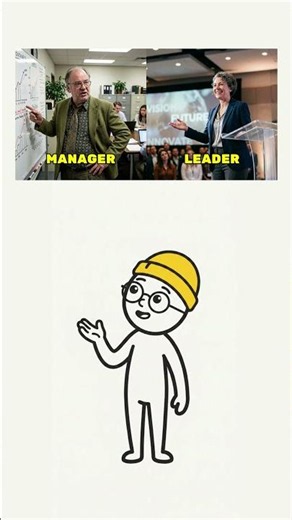 🔥 Manager vs Leader — What's the Difference?