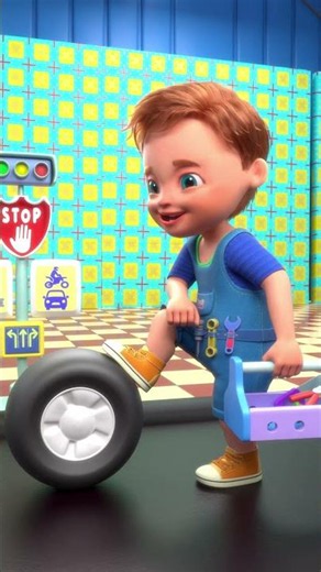 Baby’s Bus Wheel FLEW OFF! 😱🚌 #kids #BabyZayRescue #BumpyBusAdventure #LittleMechanicHero #Surprise
