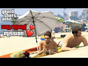 GTA 5 - Secret Girlfriend Mission! (Michael and Bride)