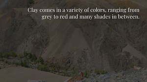 Is clay grey or red?