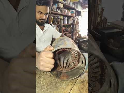 Three-phase motor winding