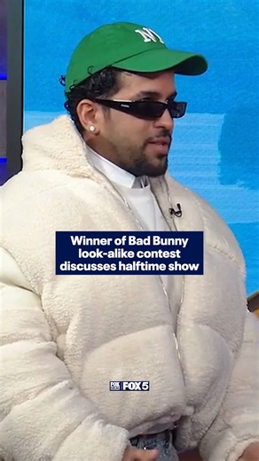 Tarek Fouda won Washington D.C.'s Bad Bunny look-alike contest over the weekend. He stopped by FOX 5 DC to discuss Bad Bunny's halftime performance. | Fox 5 DC