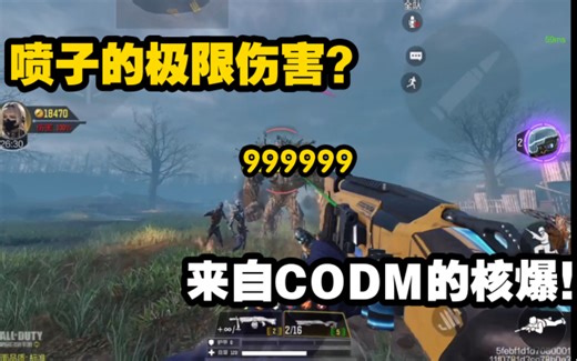 喷子的极限伤害？来自CODM的核爆