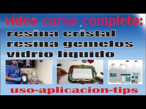 CURSO RESINA EPOXICA, PASO A PASO, VIDRIO LIQUIDO, RESINA CRISTAL Usar resina paso a paso en madera