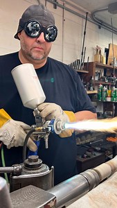 17K views · 13K reactions | More flame spray on the tractor spindle,...