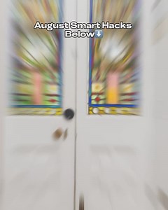 4 August smart hacks that will change your life 1. Set your @irobot to clean when your August lock locks behind you so you come back to a clean home 2. Use a smart hub in the kitchen for recipes, music, podcasts, and to unlock your door while you’re cooking 3. Control your door from your phone while you’re at work and need to let in a cleaner, dog walker, etc. 4. Set your @philipshue to turn on once your August smart lock unlocks | August Home