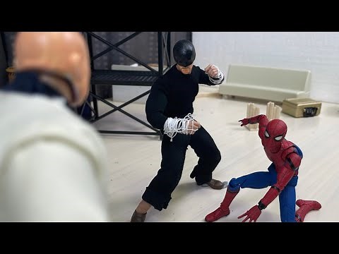 spiderman stop motion spiderman & Daredevil VS Kingpin #1