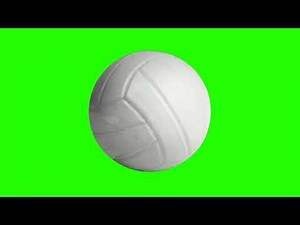 Volleyball Animation/ Footage Green Screen