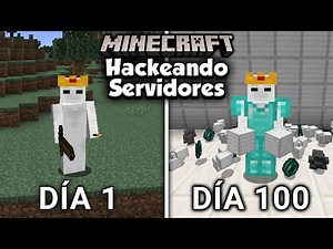SOBREVIVÍ 100 DÍAS H4CKEANDO 👨‍💻 UN SERVIDOR EN MINECRAFT | SSAMU