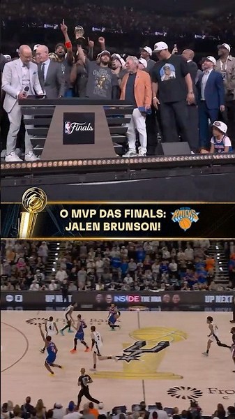 O MVP DAS FINAIS: JALEN BRUNSON! 🔥🏆 #nba #basquete #shorts