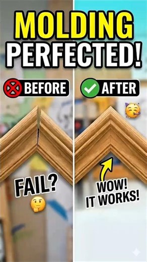 The Secret to PERFECT Miter Joints Every Time! 🪚✨ #woodworking