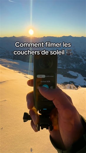 Comment filmer les plus beaux coucher de soleil avec @insta360_official X3