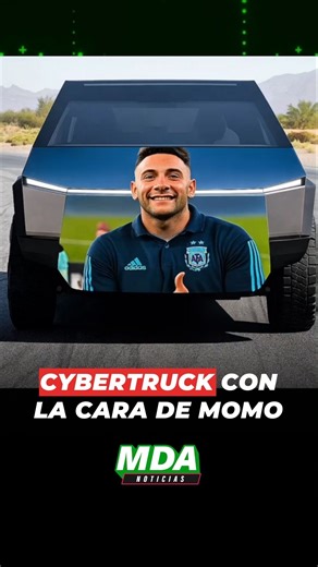 MDA Noticias on Instagram: "COSCU TENDRÁ la PRIMER CYBERTRUK de ARGENTINA y la va a PLOTEAR con la CARA de MOMO"