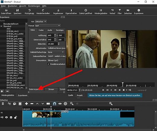 shotcut - schneiden - mit Gratis Schnittprogramm - Tutorial auf deutsch