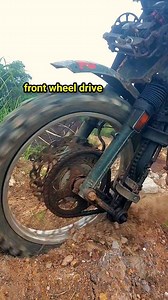 2X2 AWD Motorcycle Using Front-Wheel Drive on Muddy Terrain 🔥 This video shows a 2X2 AWD motorcycle tested using front-wheel drive (front-wheel drive only) on a muddy trail. The video focuses on front-wheel traction, throttle control, and the motorcycle's response to slippery terrain. This content is intended for documentation, light education, and entertainment purposes, with no risky engineering. #trailmotorcycle #2x2motorcycle #awd #fwd #trailadventure #offroad #tractiontest #mudfield #motor