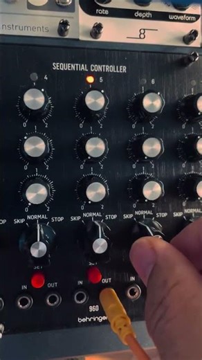 🔥Tuning the Behringer 960 Sequential Controller🔥 #edm #electronicdancemusic #eurorack #shorts