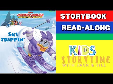 🏂🎿 Kids Read Aloud Books : Disney Junior Mickey Mouse Roadster Racers : Ski Trippin’