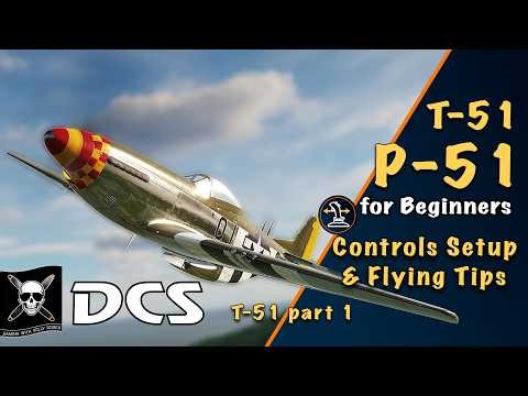 DCS P-51 Mustang Beginner Tutorial l TF-51 How to Setup, Controls & Flying Tips (Takeoff & Landing)