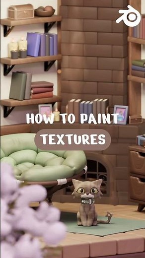 How to Paint Texture in Blender 3D Tutorial
