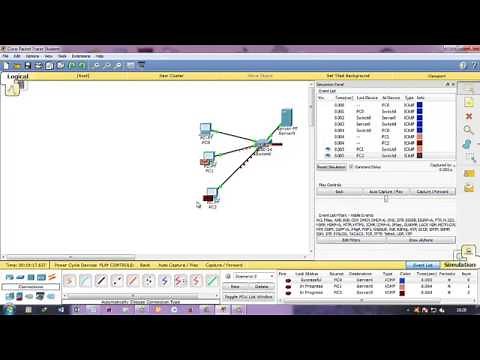 Tutorial cisco packet tracer untuk pemula membuat jaringan client server sederhana