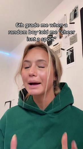 I wrote a WHOLE ESSAY on why cheer is a sport bruh