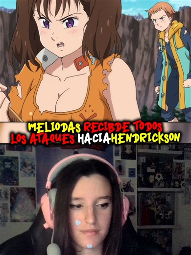 MELIODAS RESIBE LOS ATAQUES HACIA HENDRICKSON #Anime #kronna9 #reaccion #parati #nanatsunotazai