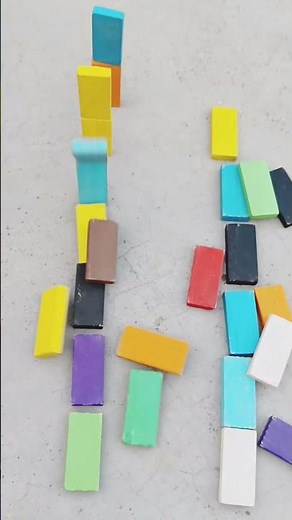 how to 1 to 100 Dominoes | effect spiral domino | tricks dominos || new video domino mini time