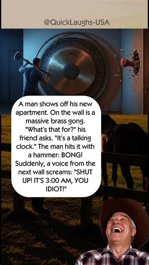 My Neighbor Hates My "Talking Clock"! #joke