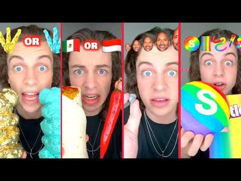 ASMR MUKBANG | Spicy Challenge Compilation (Fire noodles, fried chicken, enoki mushroom, korean eat)